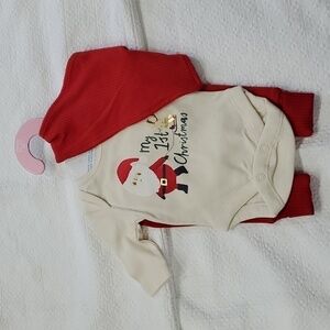 Primark 1st Christmas set with bib